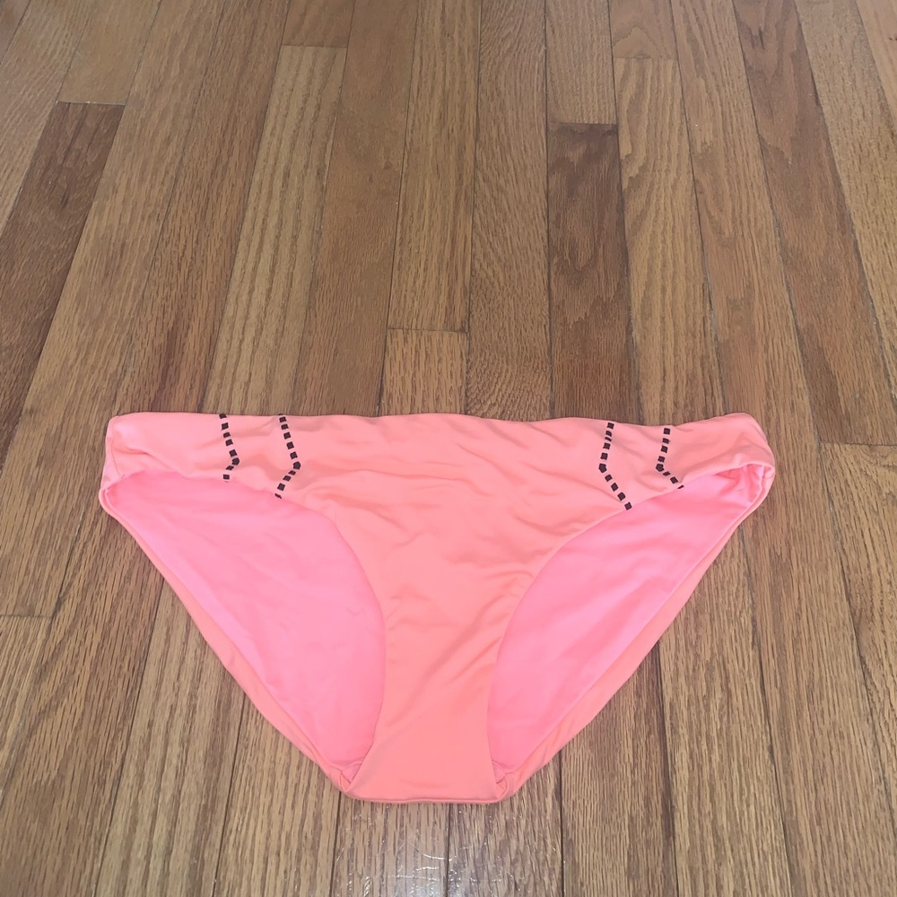 Seafolly Australia Bikini Bottoms Coral Pink Size 14 US Size 10 Medium NWOT - Picture 2 of 7